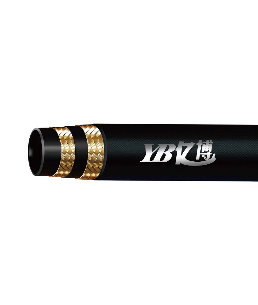 Wire braided hydraulic hose
